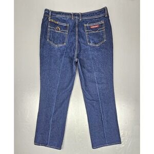 Vintage 80s Jordache Jeans Mens 38x28 Bootcut Western Denim USA Workwear